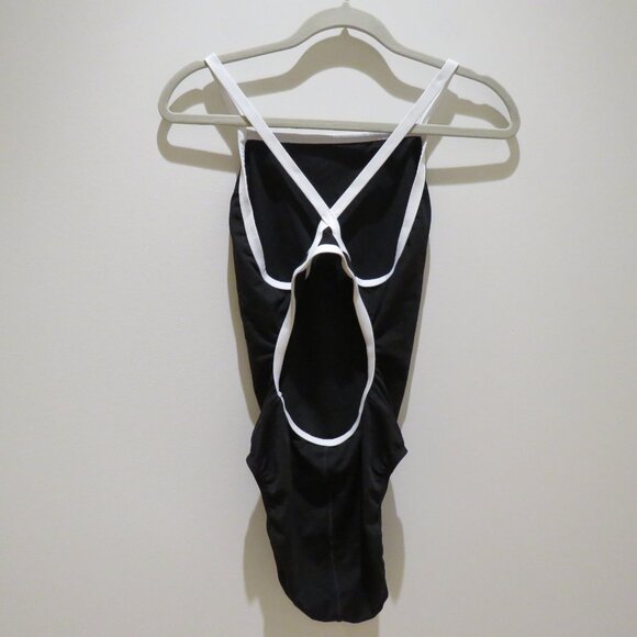 SPEEDO One Piece Flyback Training Endurance+ Swimsuit in Speedo Black Sport NWT - Picture 8 of 13